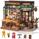Конструктор 3D міні-будинок Robotime Rolife Coffe&Bar DG167